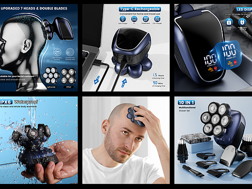 【 翻新&光头机亚马逊7图；产品渲染排版&OC】