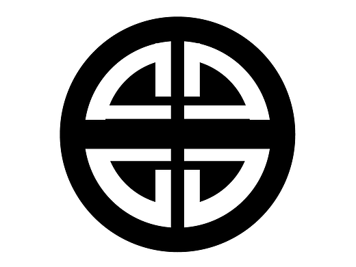 几何圆饼线条圆饼