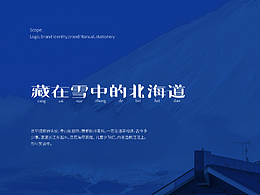 簡約標(biāo)志設(shè)計(jì) | 藏在雪中的北海道