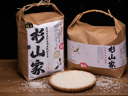 杉山家/东北大米包装设计