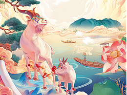 《新鹊华秋色》2022插画版 X 手创未来