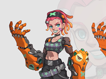 拳女（个人主页-ZNjA2NzgyNzY=） - 概念设定 - 站酷设计师bswalter原创素材 - 站酷ZCOOL