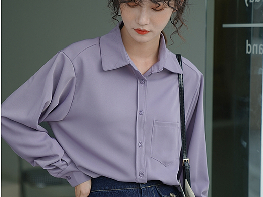 女装长袖上衣初春秋衬衫女新款外穿显瘦百搭气质上衣