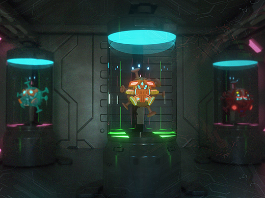 新冠变异株信息图形设计