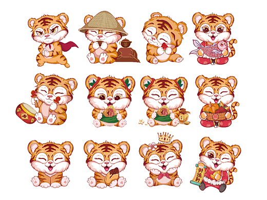 虎虎生味-眯眯虎