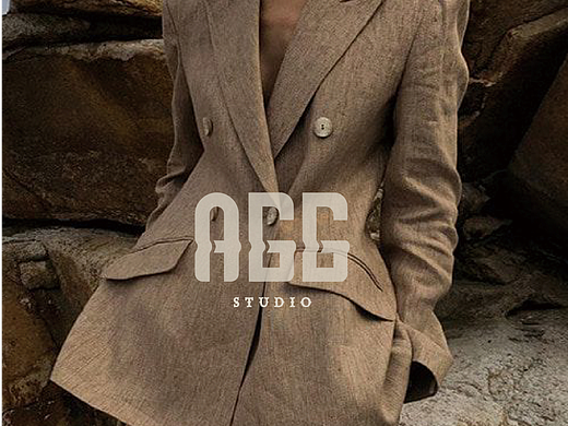 AGG服装LOGO设计 | 优雅 高级 简单