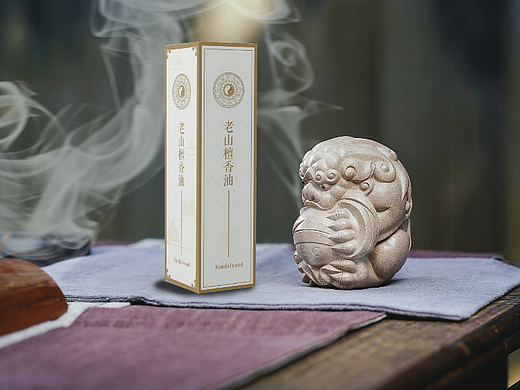 【虚怀若谷】老山檀香油包装设计