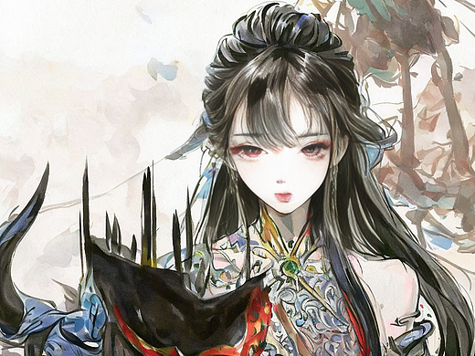 AI绘画-国风小姐姐