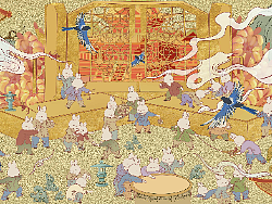 古画今绘中秋——宝格丽月饼盒