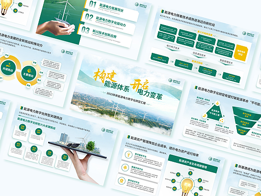 新能源电力数字化转型PPT