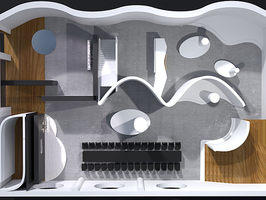 效果图舞美展台3D
