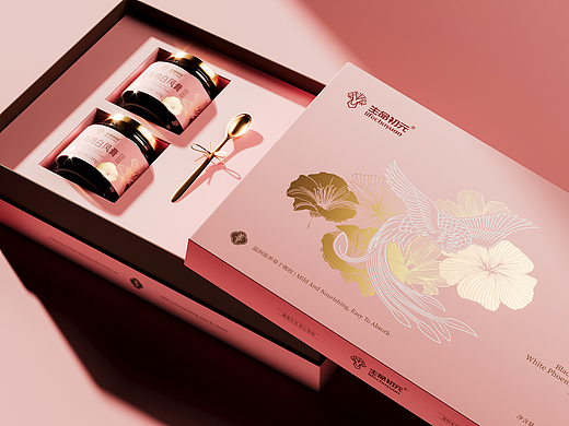 由内而外 焕发光彩 保健品包装乌鸡白凤膏©原创作品