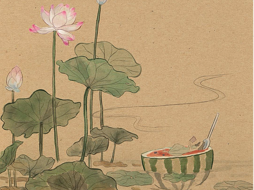 水墨风插画