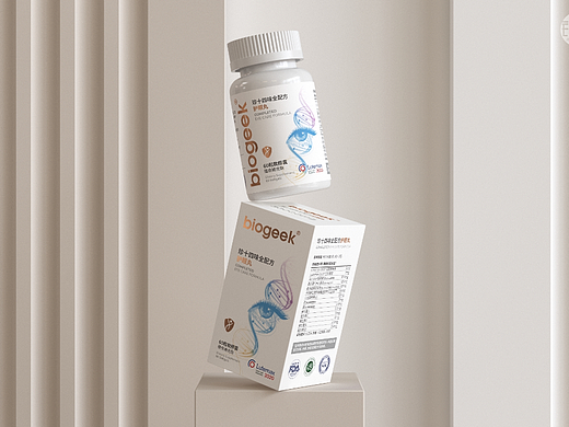 保健品珍十四味全配方护眼丸包装设计©刘益铭 原创作品