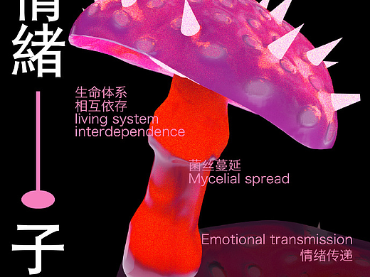 科技感创意设计案例分享——情绪菌落