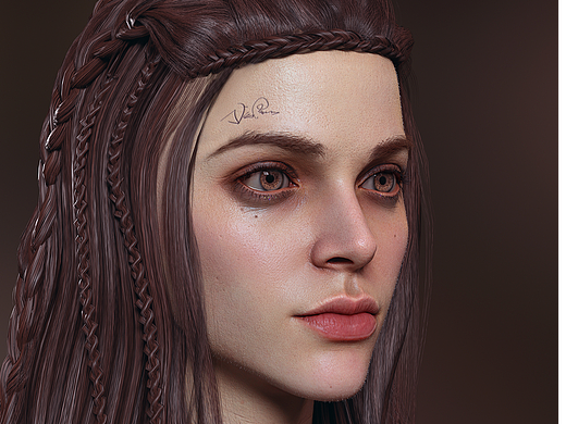 次世代写实女头