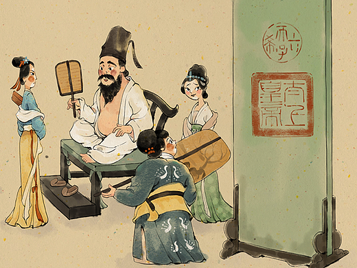 WOW传世名画《韩熙载夜宴图》被俺复制了，第一弹！