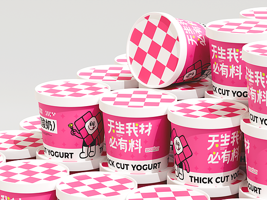 柒格-厚切酸奶品牌设计丨VI设计丨餐饮设计