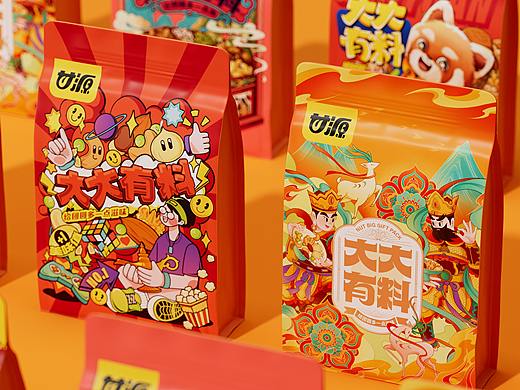 所喜作品：甘源大大有料坚果礼包包装设计