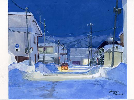 听说,你那边下雪了