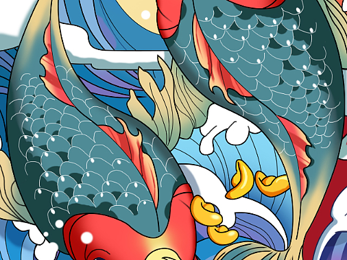 国潮插画（个人主页-ZNjIxNDI4MzY=） - 电商 - 站酷设计师月儿0303原创素材 - 站酷ZCOOL