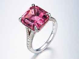 珠宝 彩宝 戒指 白底