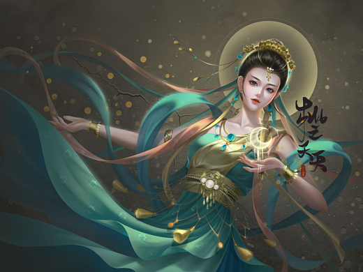 敦煌·月神