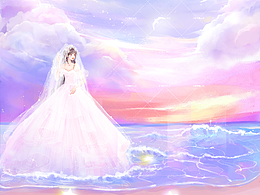 夏天的夕阳|婚纱