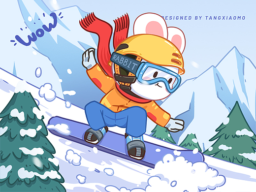 2022虎年奥运会冰球滑雪北京冬奥会卡通吉祥物2928阿茹生肖ip滑雪装备