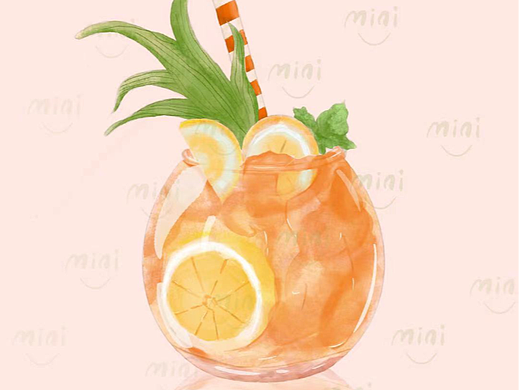 饮品插画