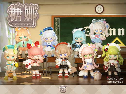 JK少女12cm手办级盲盒！糖娜水果校园系列惊喜来袭！