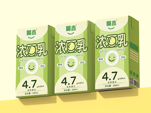【開鑫】 浓豆乳 原浆原味（个人主页-ZNjY3MDAwMDQ=） - 包装 - 站酷设计师占个空符原创素材 - 站酷ZCOOL