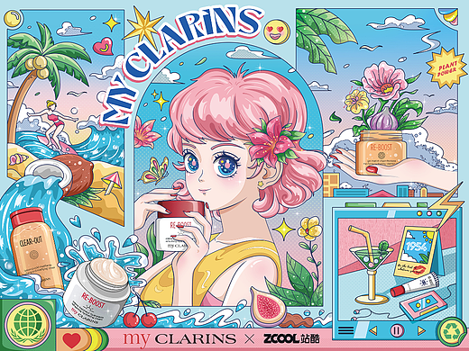 【好食肌 长绽放】my CLARINS多巴胺秘籍