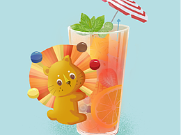 呆萌可爱小狮子