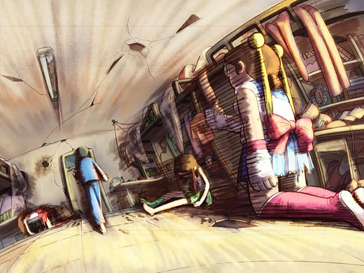 對(duì)不起，我們回來(lái)晚了（《女生宿舍日?！返谌荆▊€(gè)人主頁(yè)-ZMTQ0NDc3Ng==） - 動(dòng)漫 - 站酷設(shè)計(jì)師魚(yú)肚白動(dòng)畫(huà)官方原創(chuàng)素材 - 站酷ZCOOL