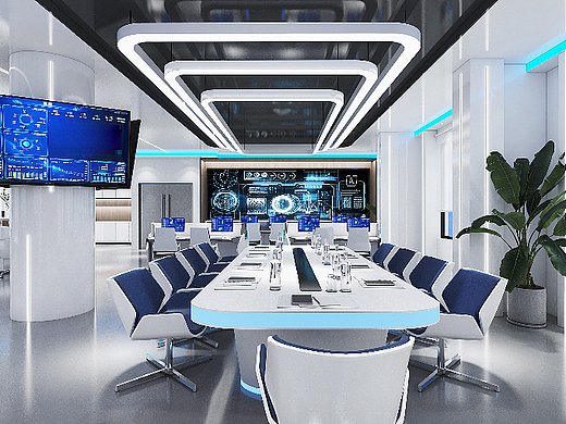 双桥派出所指挥中心空间设计与规划 ｜ 三石三斤作品（个人主页-ZNjM2OTIyMDQ=） - 其他空间 - 站酷设计师三石三斤Brand原创素材 - 站酷ZCOOL