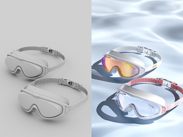 泳鏡建模渲染