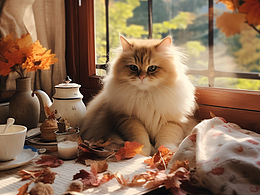 秋季扑呀宠物KV设计