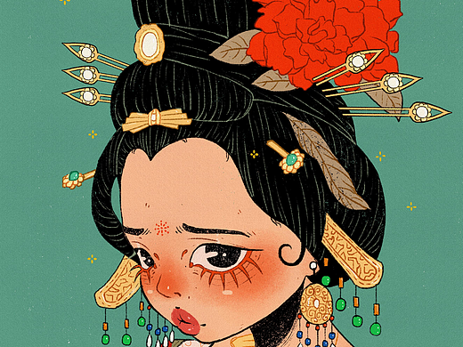 古风人物插画