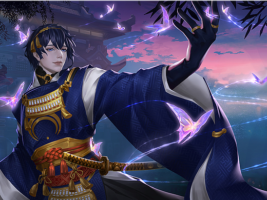 18年画的一张鹤丸同人图