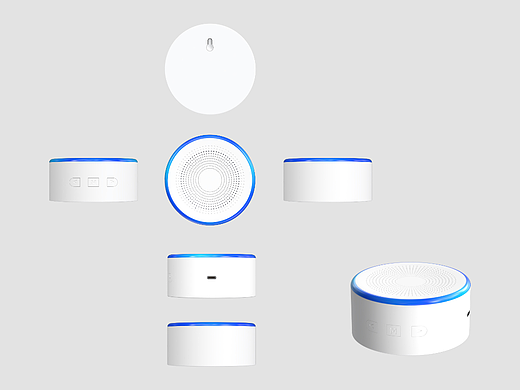 wifi|蓝牙声光报警器 | ID图