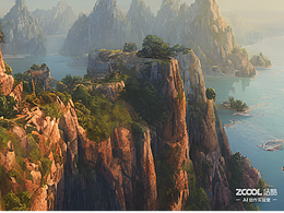 #AI創(chuàng)作實驗室 一些美輪美奐的場景圖