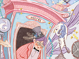 有間郵局｜裝飾水彩風(fēng)插畫 5月練習(xí)