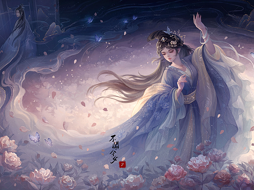 三千落花（古风插画）