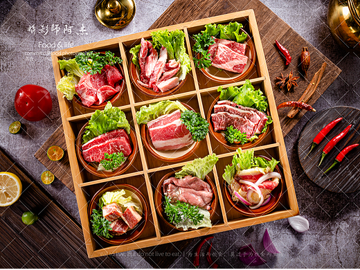 烤肉拍摄