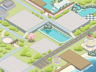 游戏小地图，Q版地图