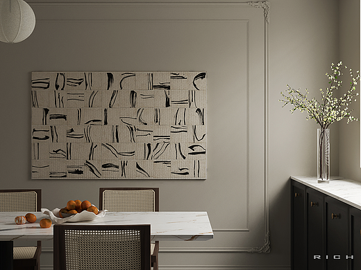 简美|混搭诧寂|客餐厅（个人主页-ZNTkyNTcwMDg=） - 家装设计 - 站酷设计师Richsong原创素材 - 站酷ZCOOL