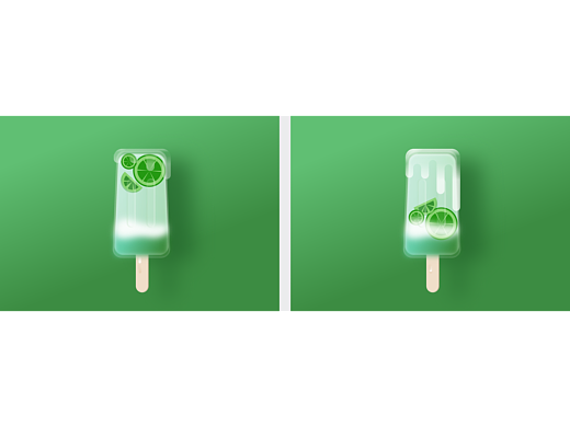 雪糕刺客会动啦，第一次做UI动效，麻烦大家动动手指头给我点点赞