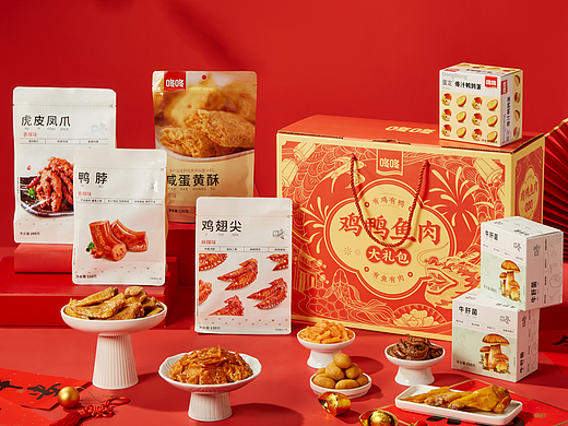 礼盒拍摄｜鸡鸭鱼肉年货礼盒✖乐柠视觉