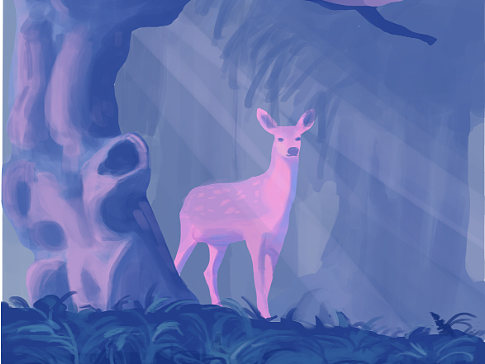 色彩派对30天-day28（个人主页-ZNjQ1MTcyODg=） - 艺术插画 - 站酷设计师起浪的风原创素材 - 站酷ZCOOL